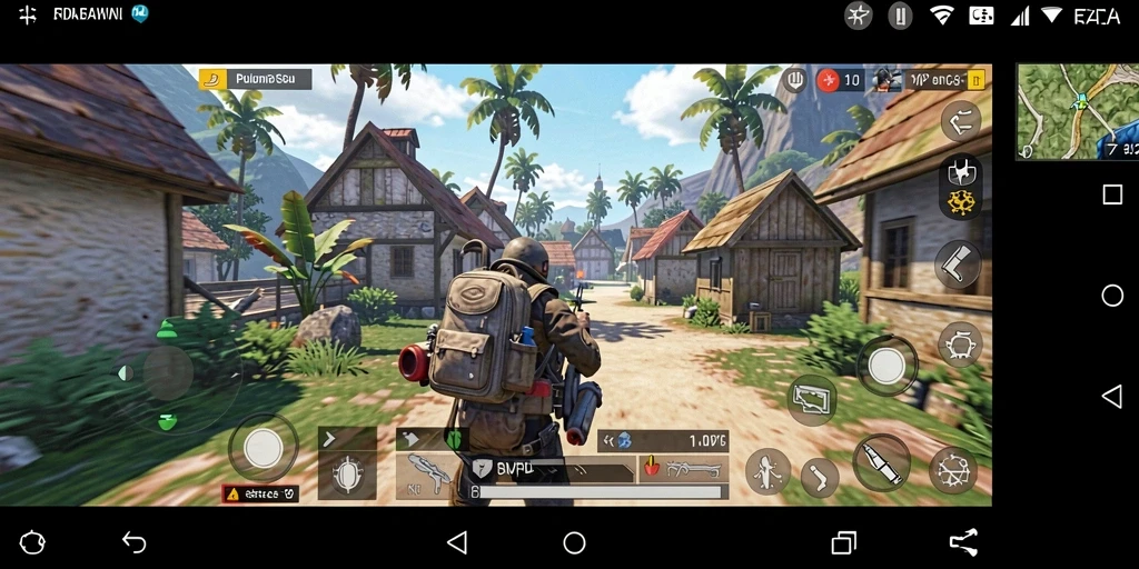 Tampilan gameplay seru AFAF dengan aksi menembak yang mendebarkan.