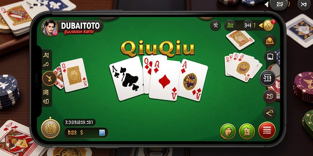 Tampilan menarik saat bermain QiuQiu di DUBAITOTO.