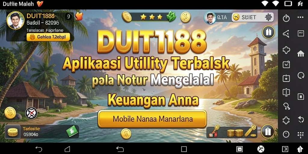 Tampilan antarmuka aplikasi DUIT188 yang intuitif dan mudah digunakan.