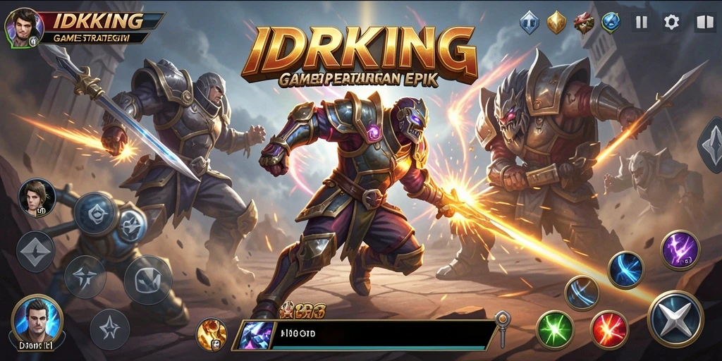 Gameplay menegangkan dan strategis di dunia IDRKING.