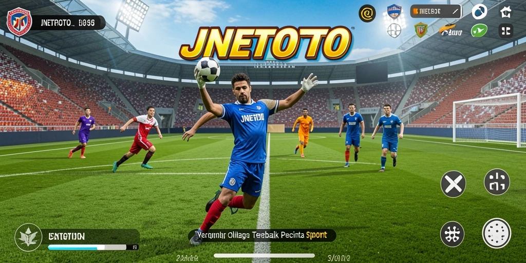 Tampilan gameplay JNETOTO yang mendebarkan dan penuh aksi olahraga.