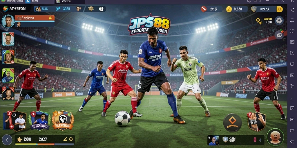 Screenshot JPS88 menampilkan tampilan taruhan olahraga yang interaktif.