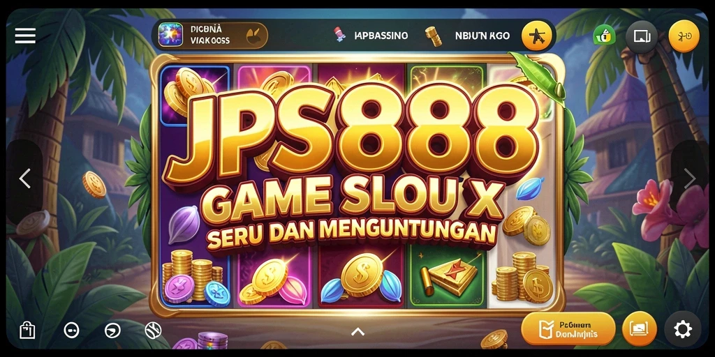 Tampilan menarik dari gameplay JPS888 yang penuh aksi slot.