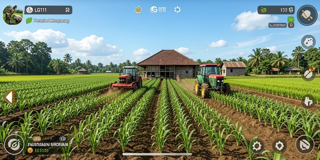Tangkapan layar dari gameplay menarik di LG111 dengan grafis yang memukau.