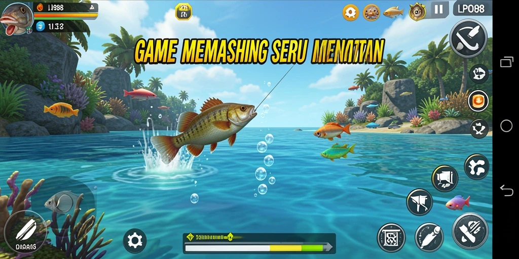 Tangkapan ikan besar di LPO88 dengan pemandangan laut yang menakjubkan.