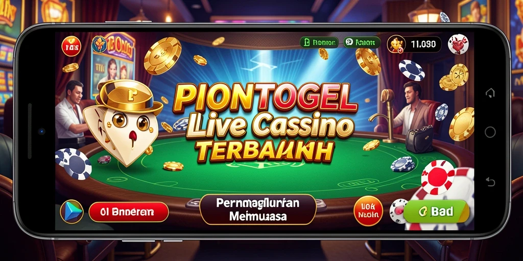 Tampilan gameplay menarik dalam PIONTOGEL dengan dealer langsung.