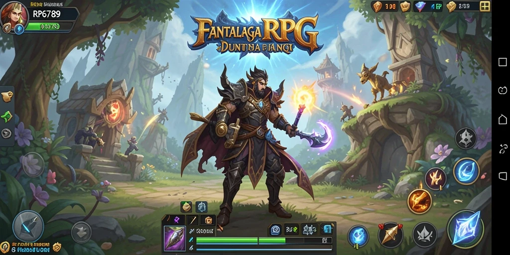 Tampilan gameplay RPG yang mendebarkan di RP6789.